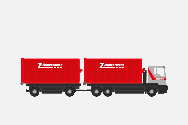 Hakengerät mit Anhänger