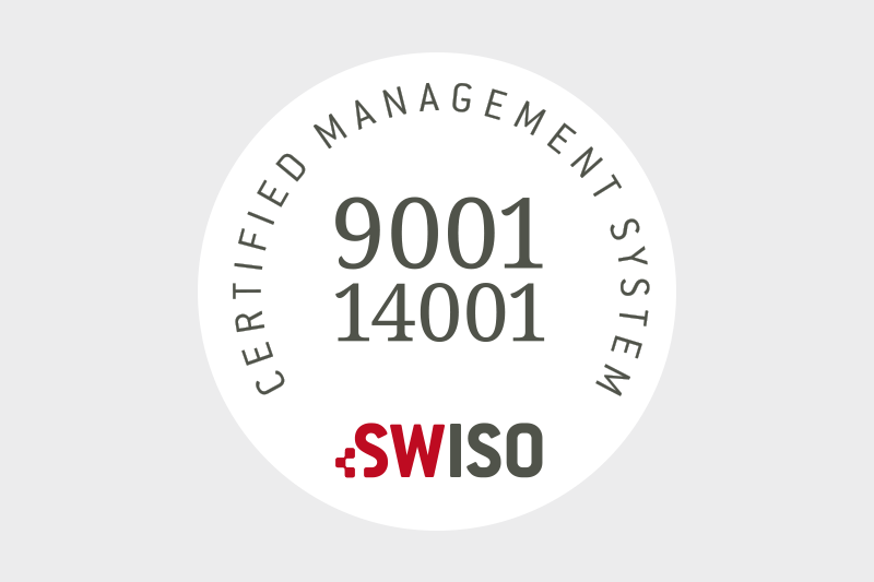 SWISO Zertifizierung 9001 und 14001