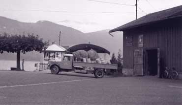 Standort Seeplatz mit LKW