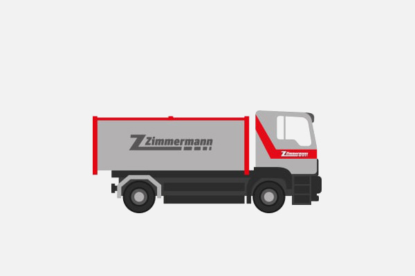 Warmhaltesilo _ Doppelkammer, 2-Achser